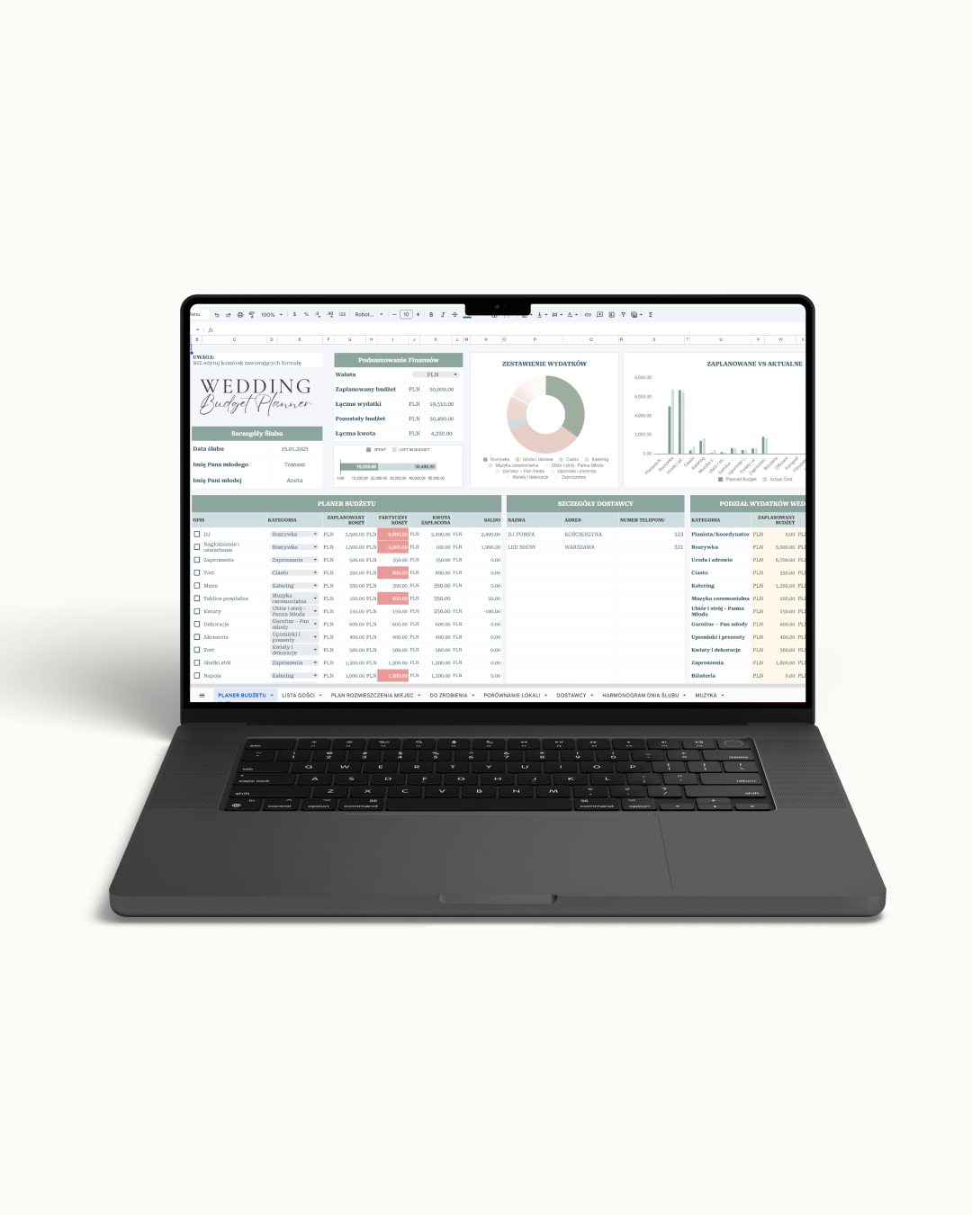 Planer Weselny All-in-One | 2026