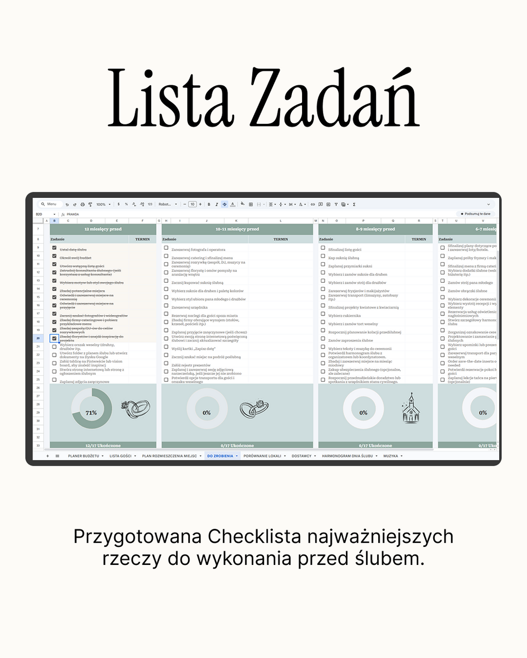 Planer Weselny All-in-One | 2026