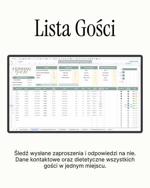 Planer Weselny All-in-One | 2026