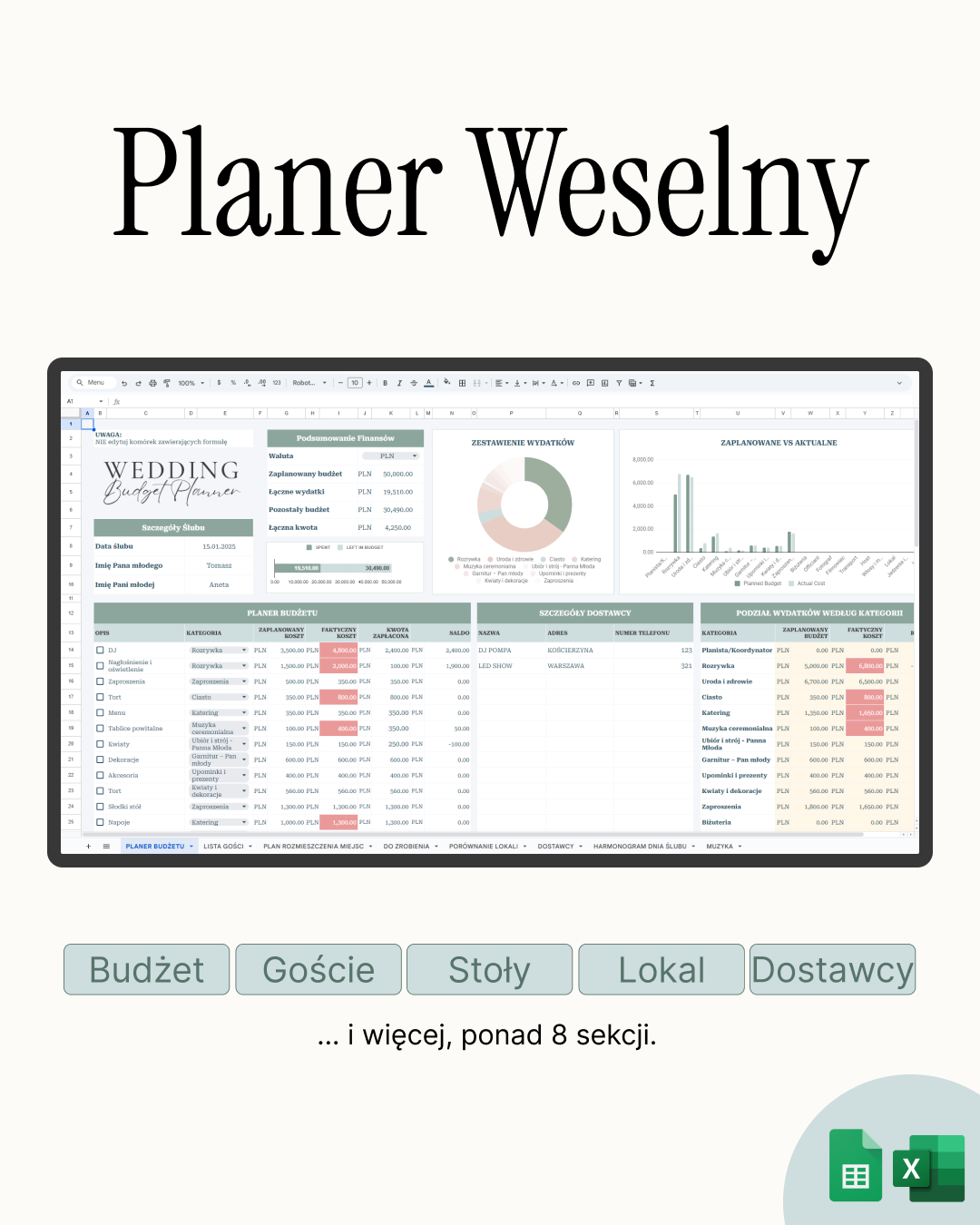 Planer Weselny All-in-One | 2026
